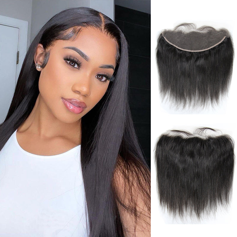 Straight lace frontal