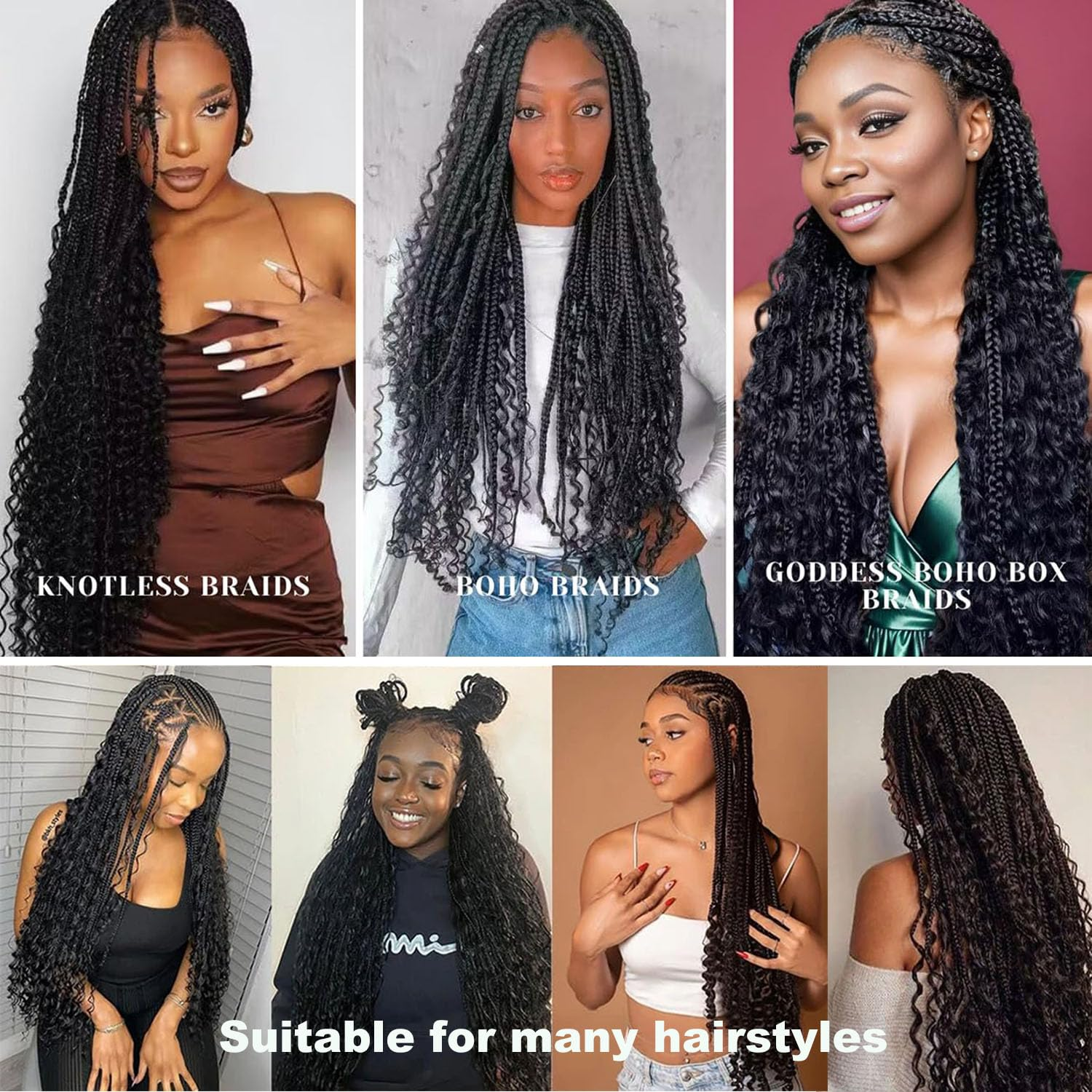 bulk boho human hair