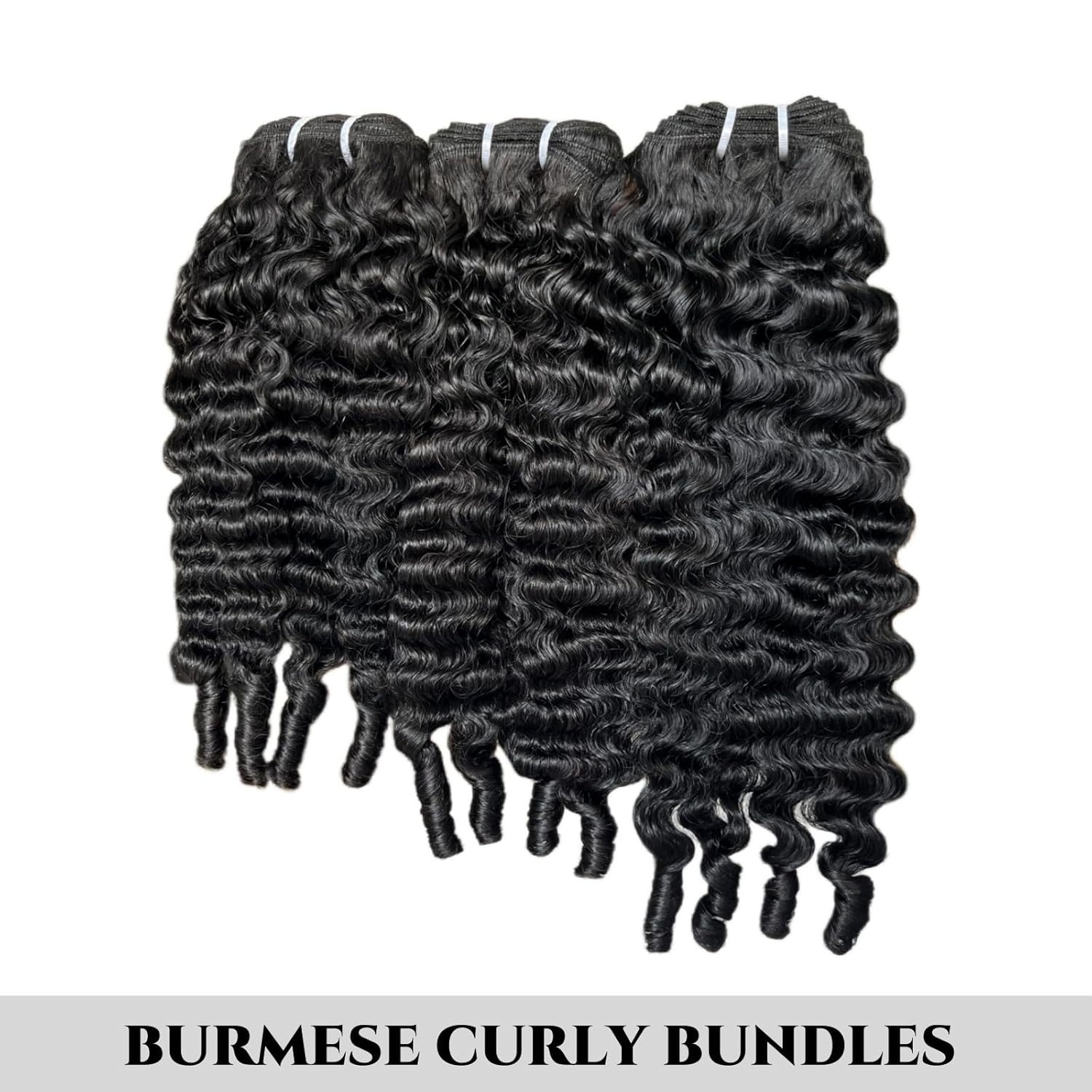 burmese curly hair bundles