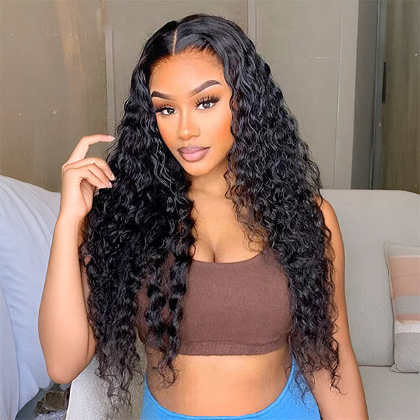 Flat Band Top Quality Virgin Hair Bundles Deep Wave