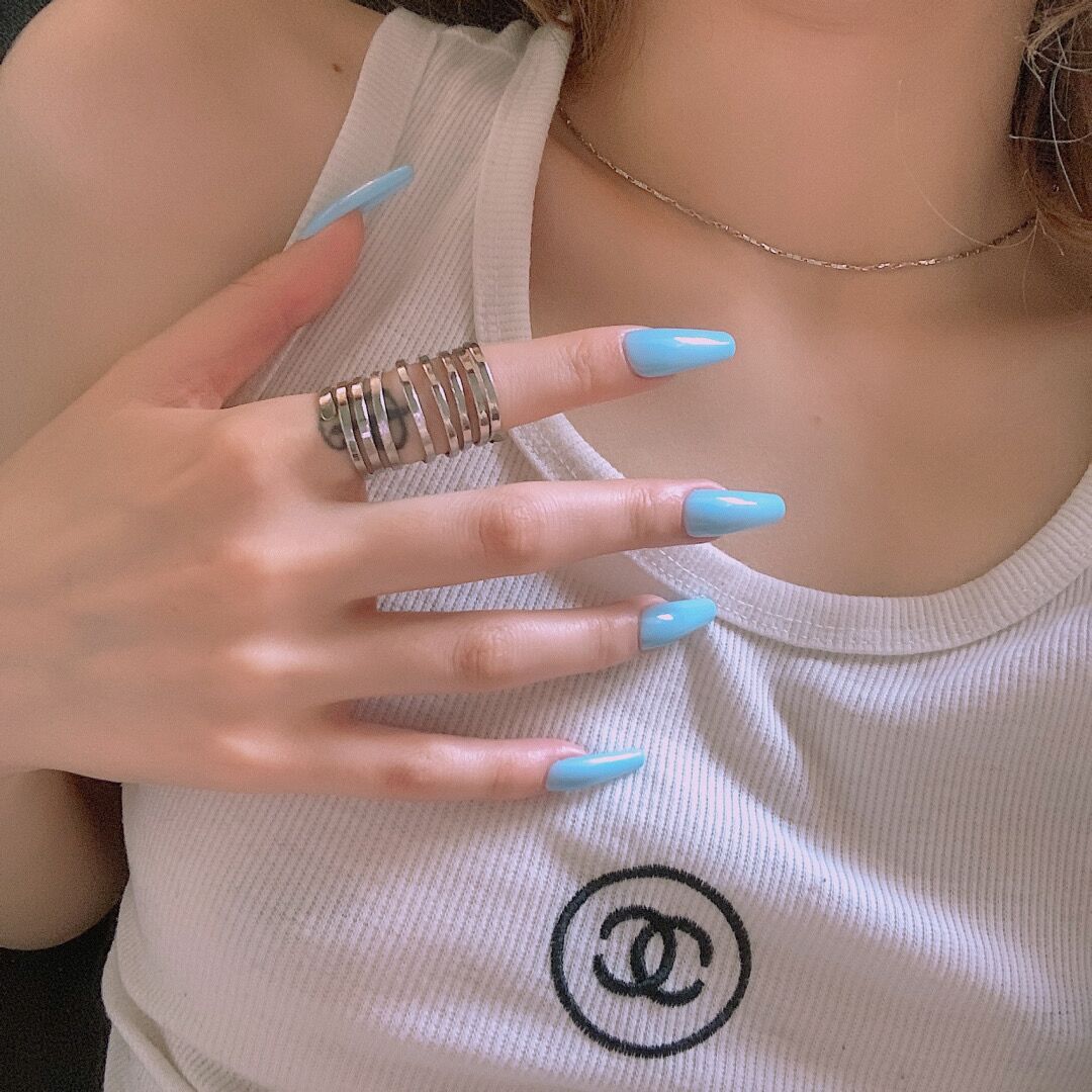 24 Pcs Short False Nails For One Set . Buy 5 Get 1 Free .Code is : Nails05