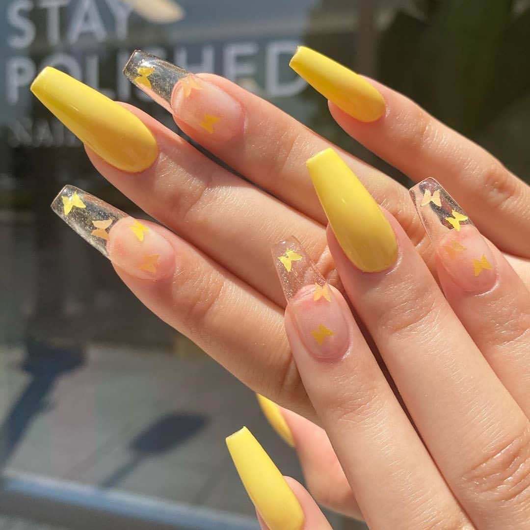 24 Pcs Long False Nails For One Set . Buy 5 Get 1 Free .Code is : Nails05