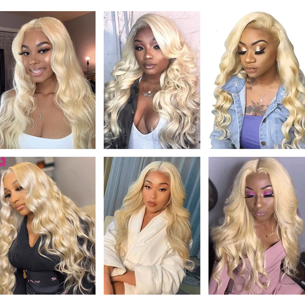 360 lace frontal honey blonde full lace wigs human hair