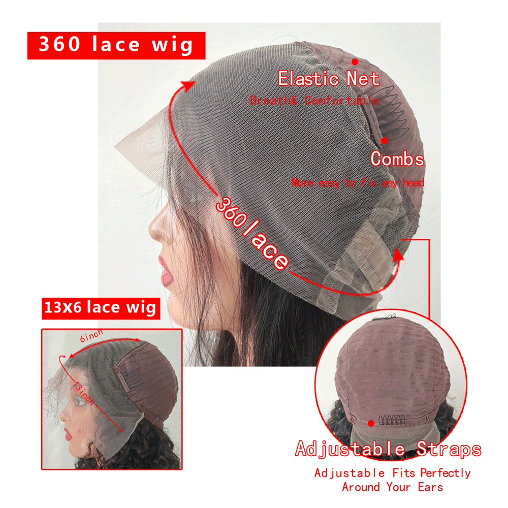 360 lace front wigs with baby hair