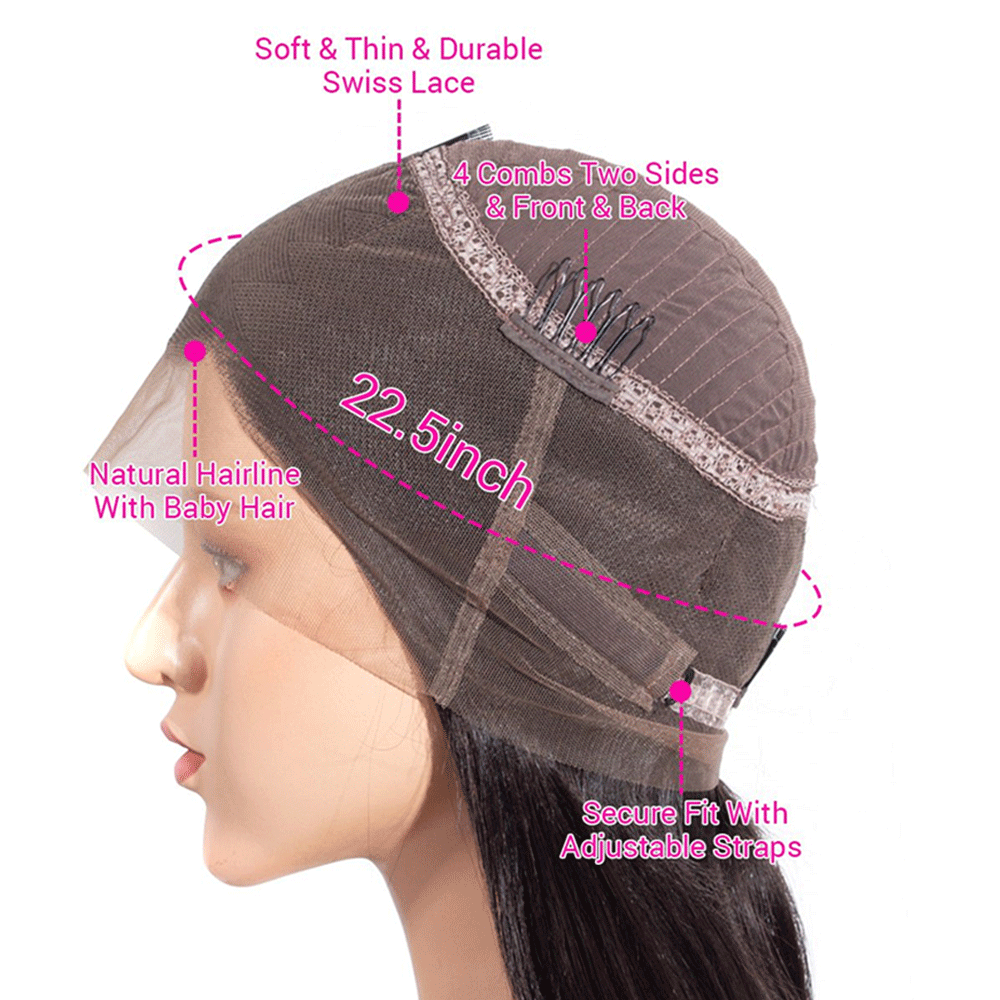 Peruvian Body Wave cheap 360 lace wigs human hair