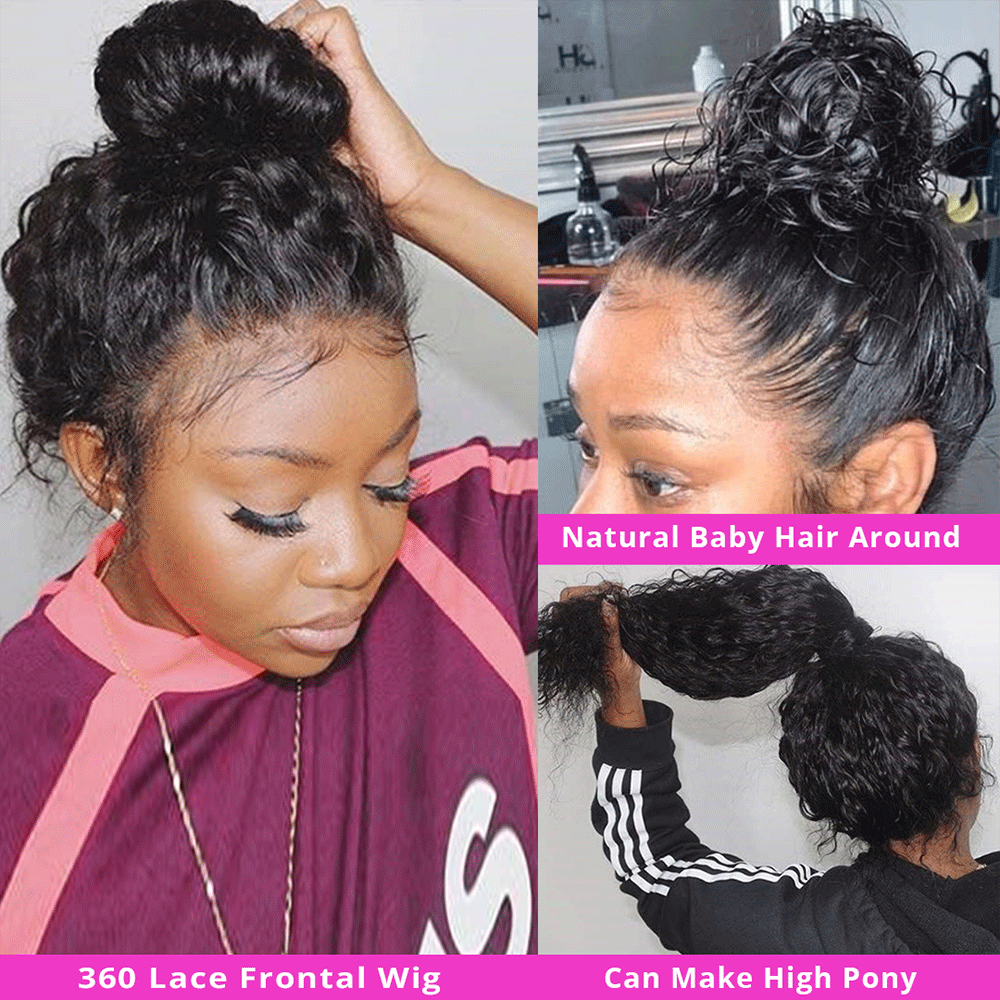 amazon 360 full lace wig human hair