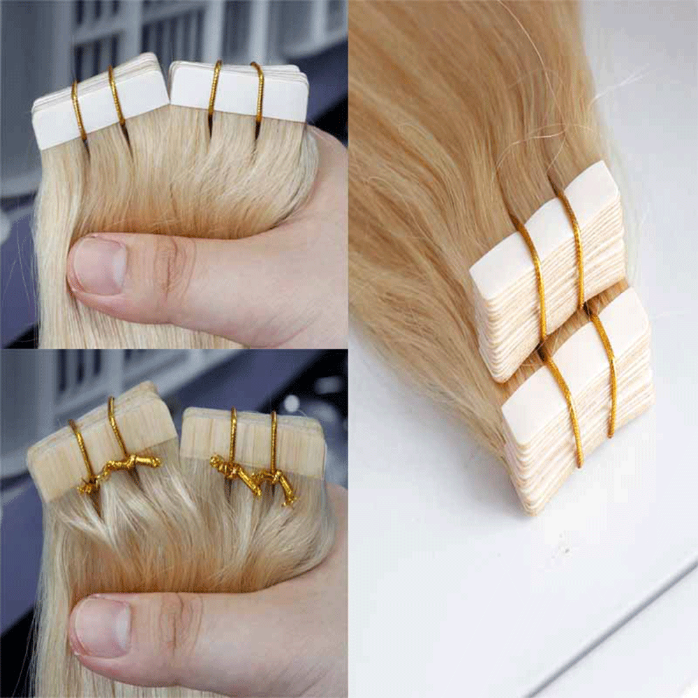 613 Blonde Tape Hair 3 Bundles (60pcs) for a package