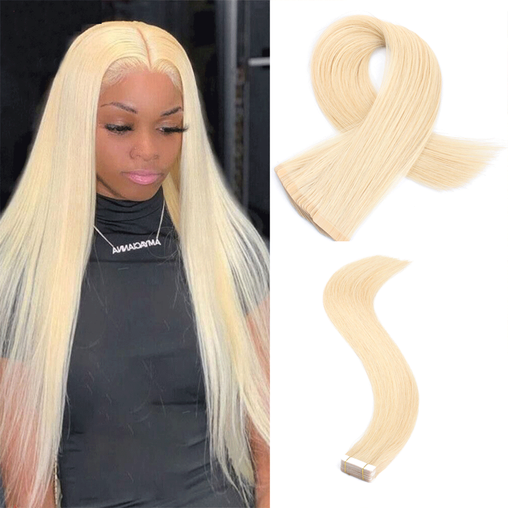 613 Blonde Tape Hair 3 Bundles (60pcs) for a package