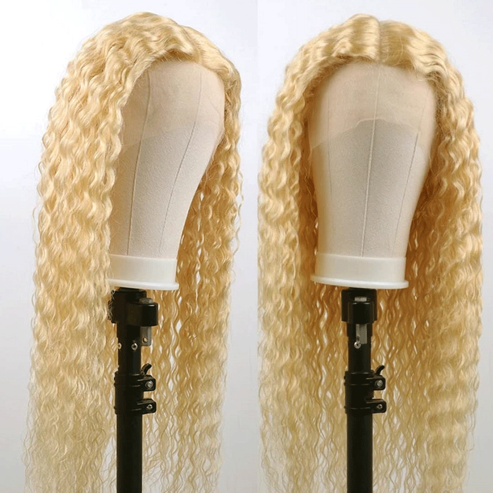 Yellow Band 13x6 HD/Transparent Lace Frontal 613 Deep Wave Wig