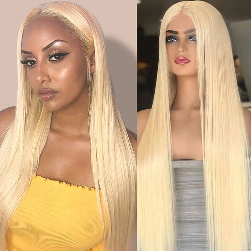 Yellow Band Top Quality Long Lengh 13x6 Transparent / HD Lace Wigs