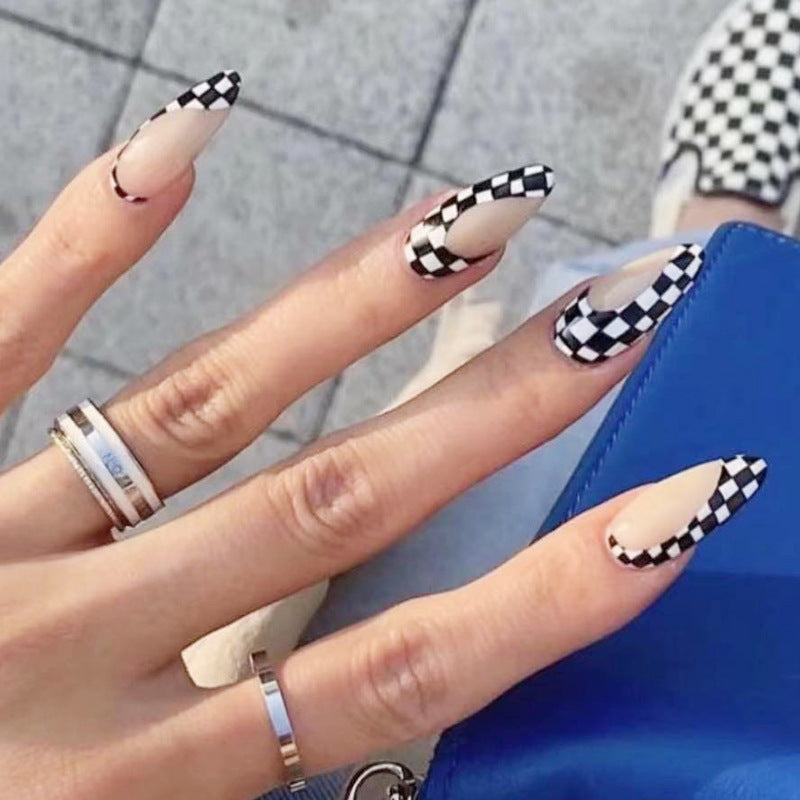 24 Pcs Long False Nails For One Set . Buy 5 Get 1 Free .Code is : Nails05