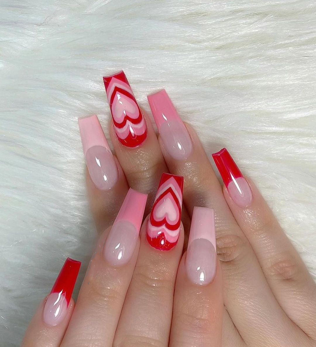 24 Pcs Long False Nails For One Set . Buy 5 Get 1 Free .Code is : Nails05