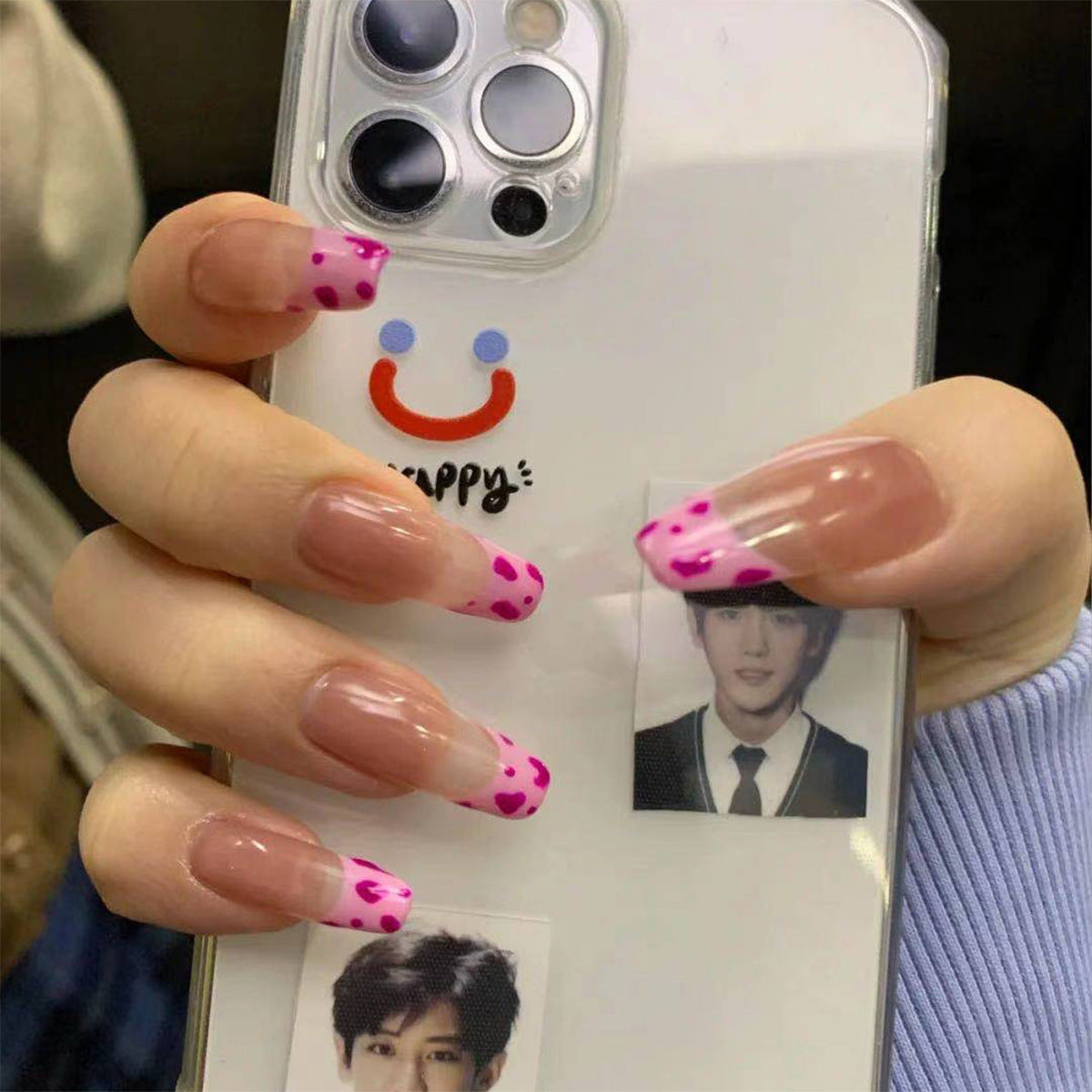 24 Pcs Long False Nails For One Set . Buy 5 Get 1 Free .Code is : Nails05