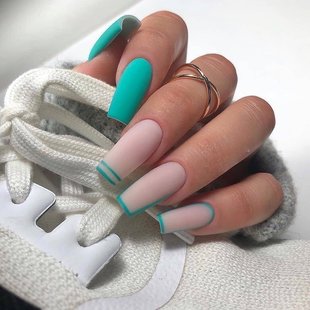 24 Pcs Long False Nails For One Set . Buy 5 Get 1 Free .Code is : Nails05