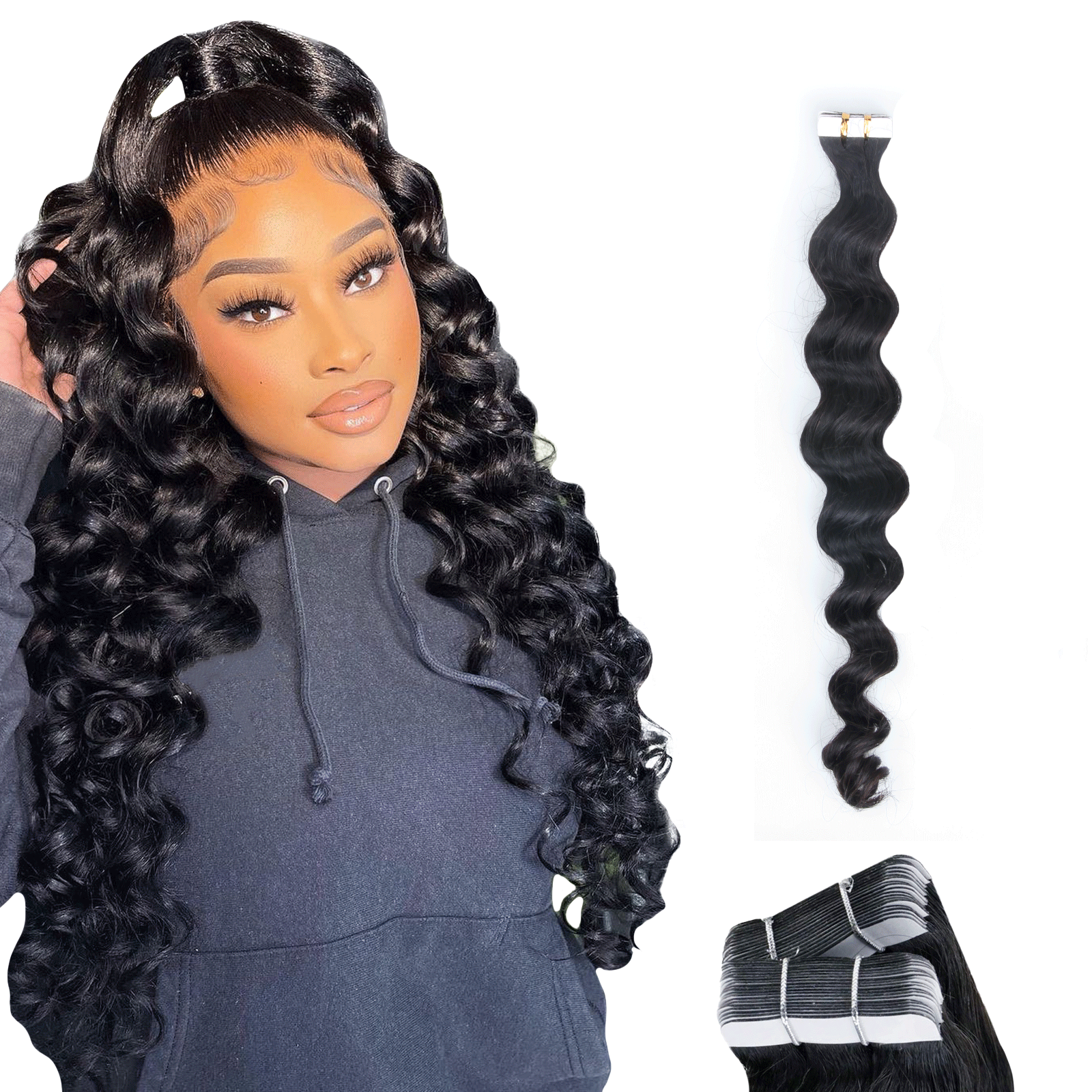 Tape Hair 4 Bundles (80pcs) for a package