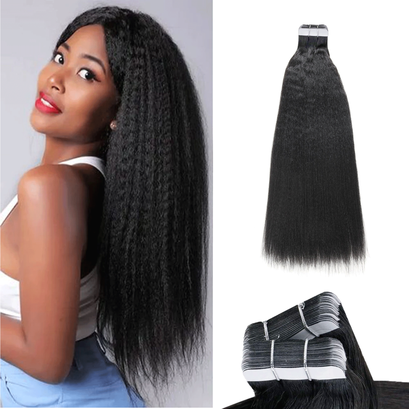 Tape Hair 3 Bundles (60pcs) for a package
