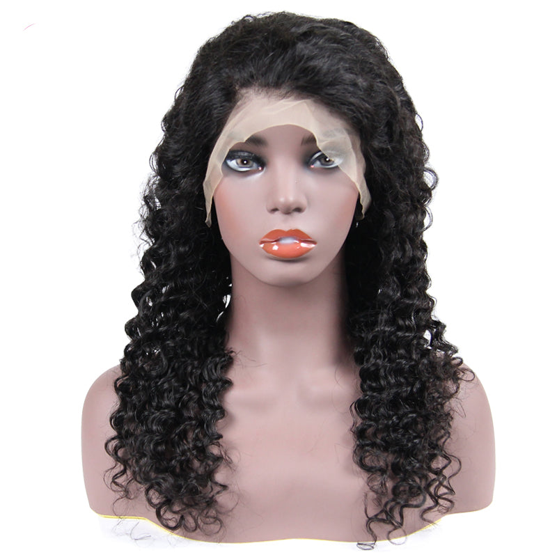 deep wave wig human hair