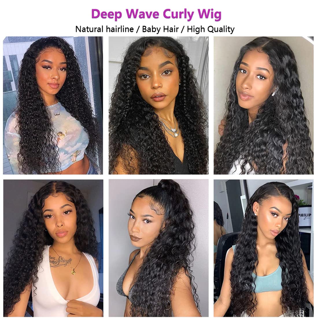 deep wave wig hairstyles