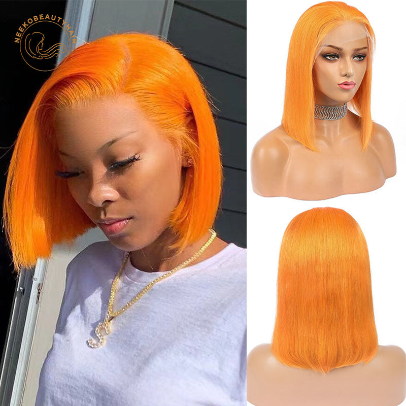 colorful hair bob wig