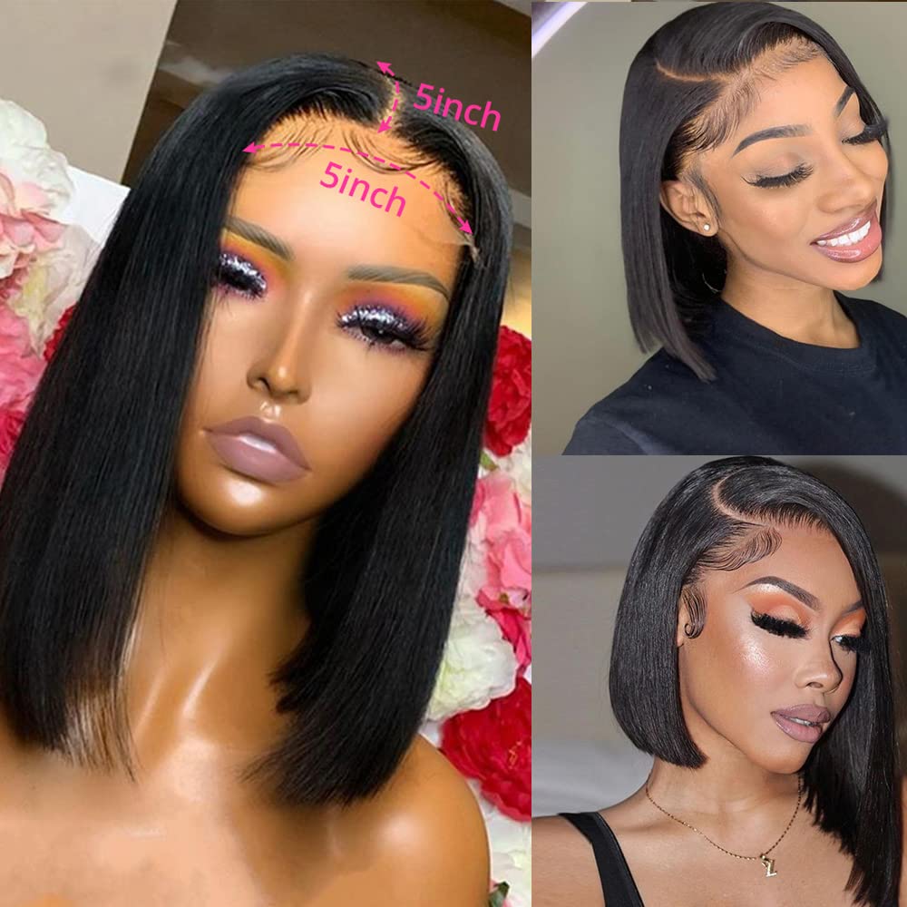 short straight bob wig